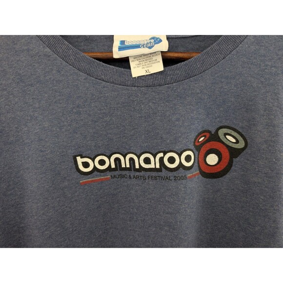 Vintage 2005 Bonnaroo Festival T-Shirt Size XL John Prine DMB - Picture 2 of 9